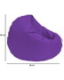 Atelier Del Sofa Iyzi 100 Cushion Pouf - Púrpura
